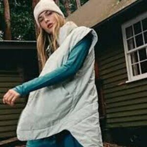 NWT: Free People Movement Slalom Reversible Fleece Vest